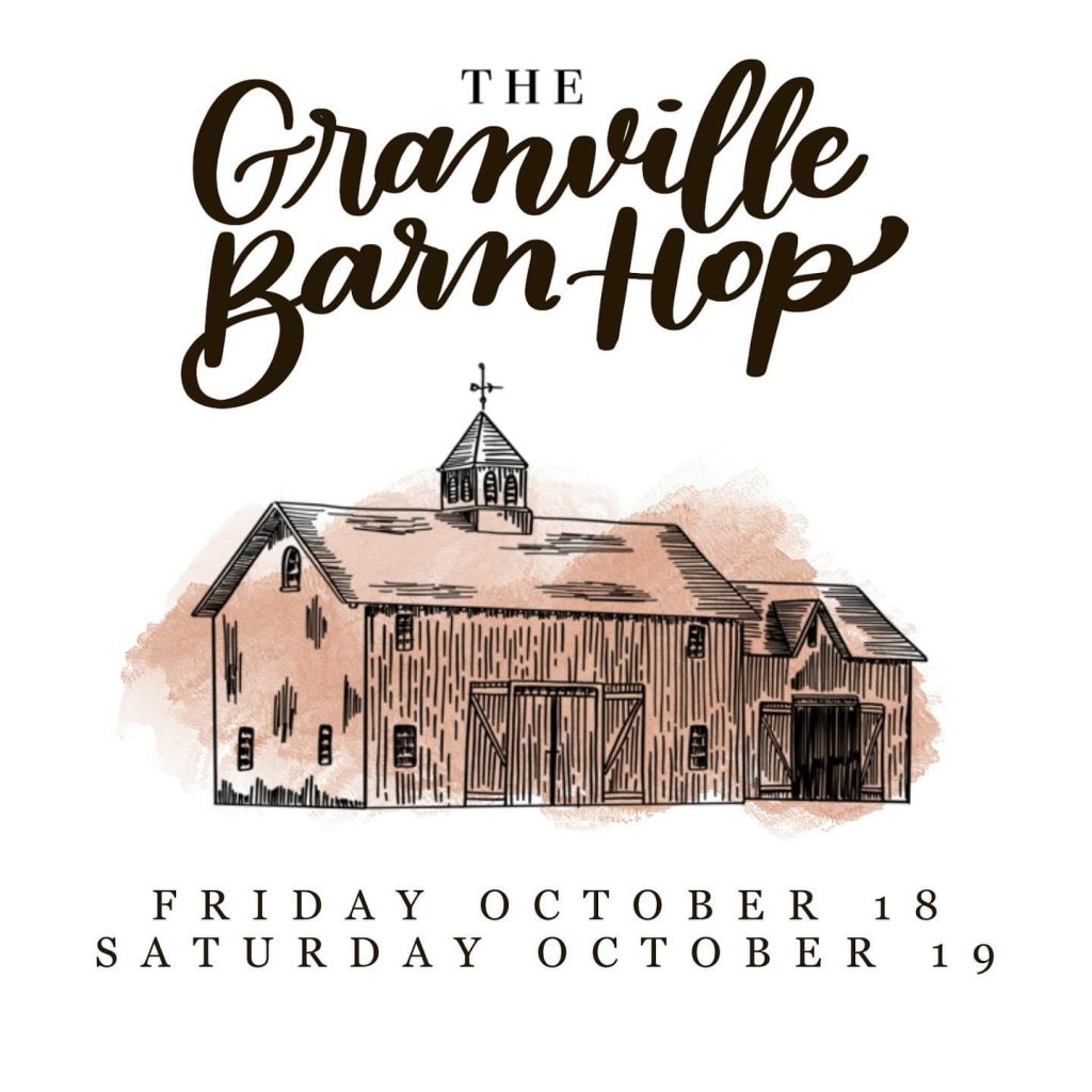 Granville Barn Hop on October 18-19.