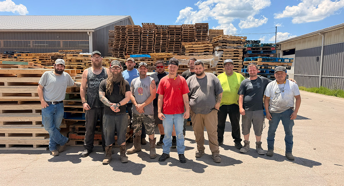 Hope Timber Pallet honors employees who show effort and attitude